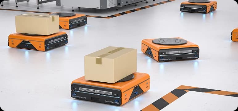 2. Autonomous Mobile Robots (AMRs) for Picking and Transport